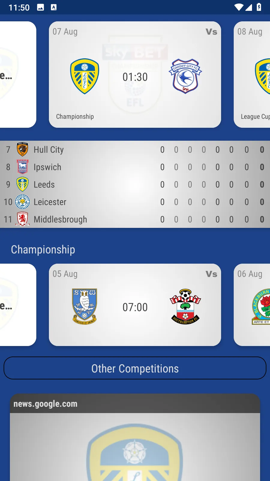 Leeds United Fan App | Indus Appstore | Screenshot