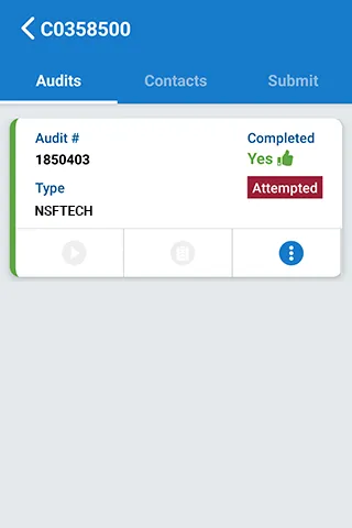 NSF Mobile Audit | Indus Appstore | Screenshot