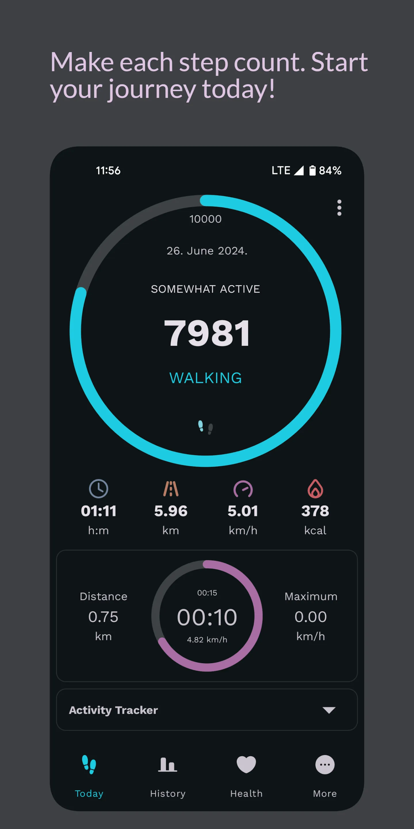 StepTrack | Indus Appstore | Screenshot