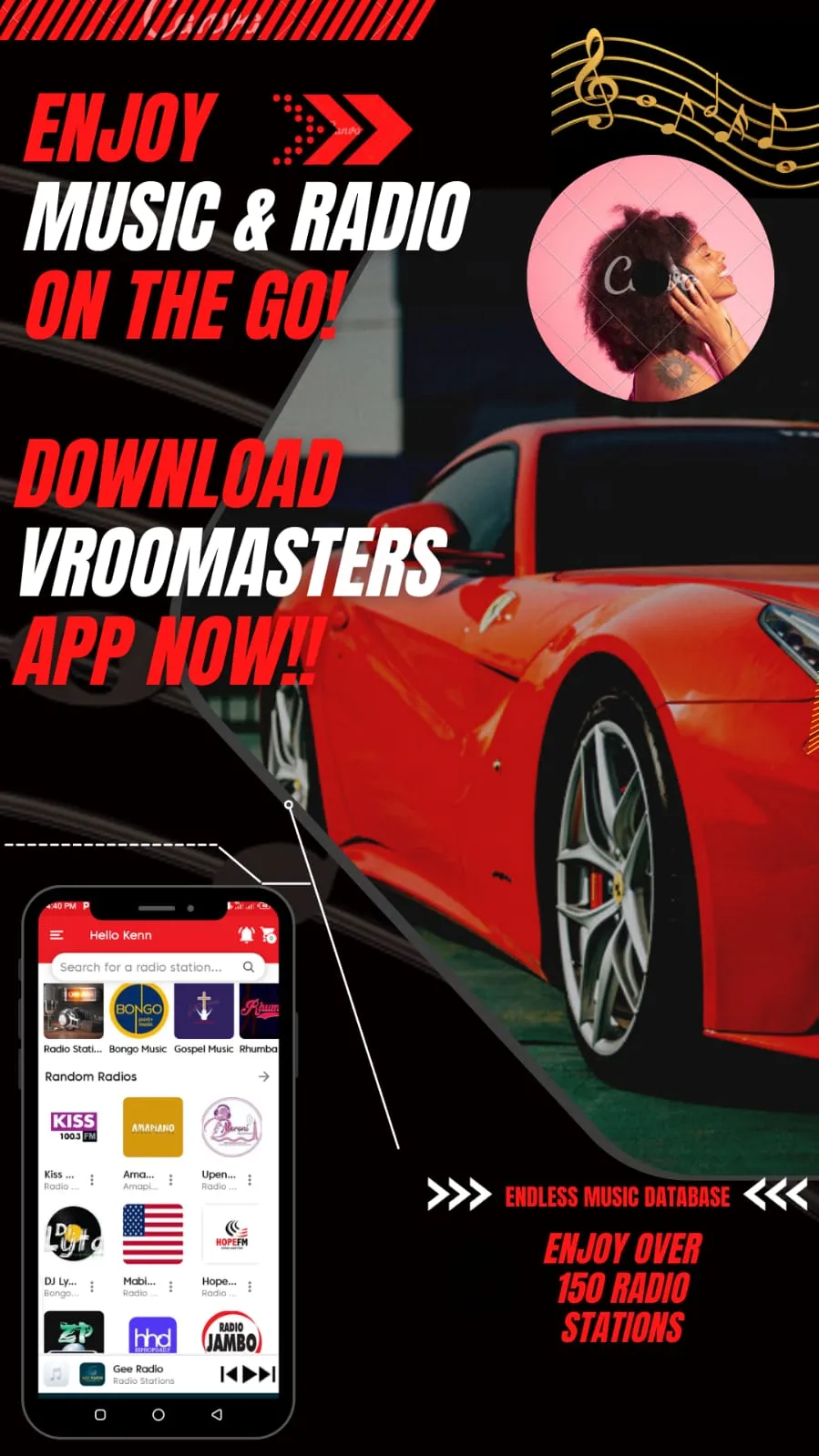 VrooMaster and Car Radio Kenya | Indus Appstore | Screenshot