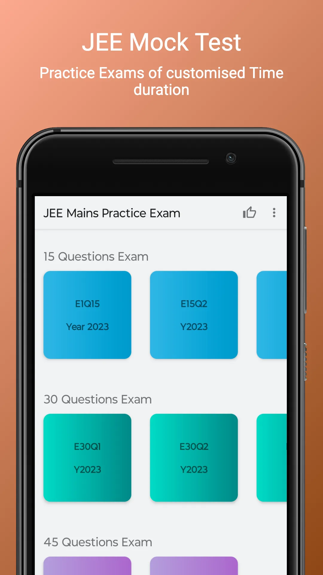 JEE Exam App | Indus Appstore | Screenshot