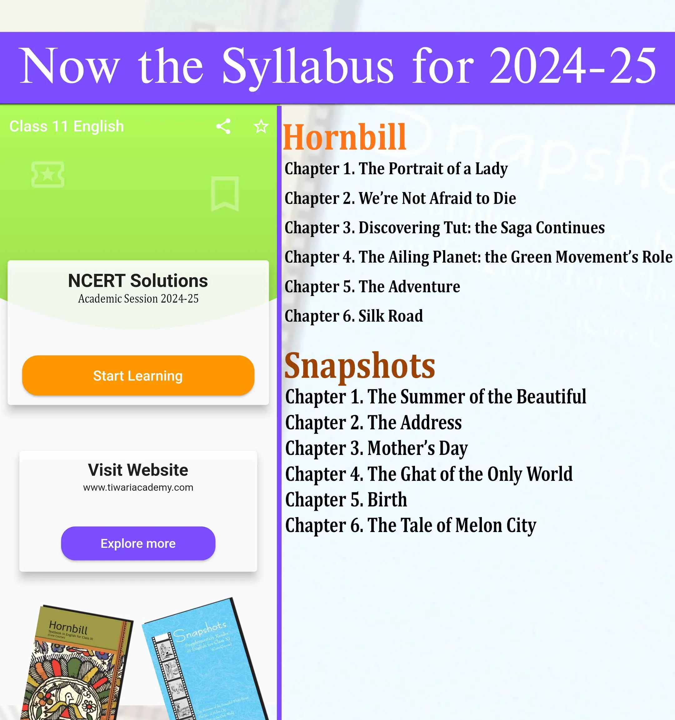 Class 11 English for 2024-25 | Indus Appstore | Screenshot