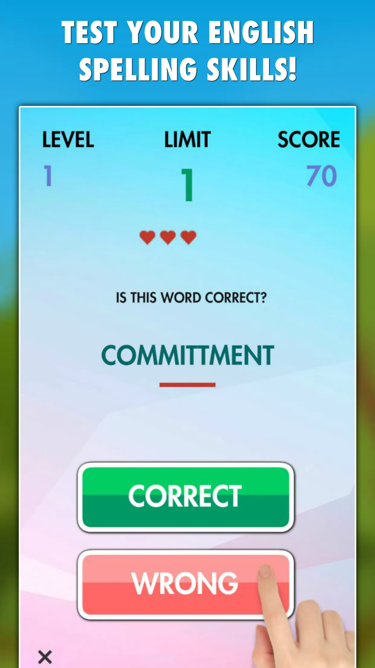 Spelling Challenge | Indus Appstore | Screenshot