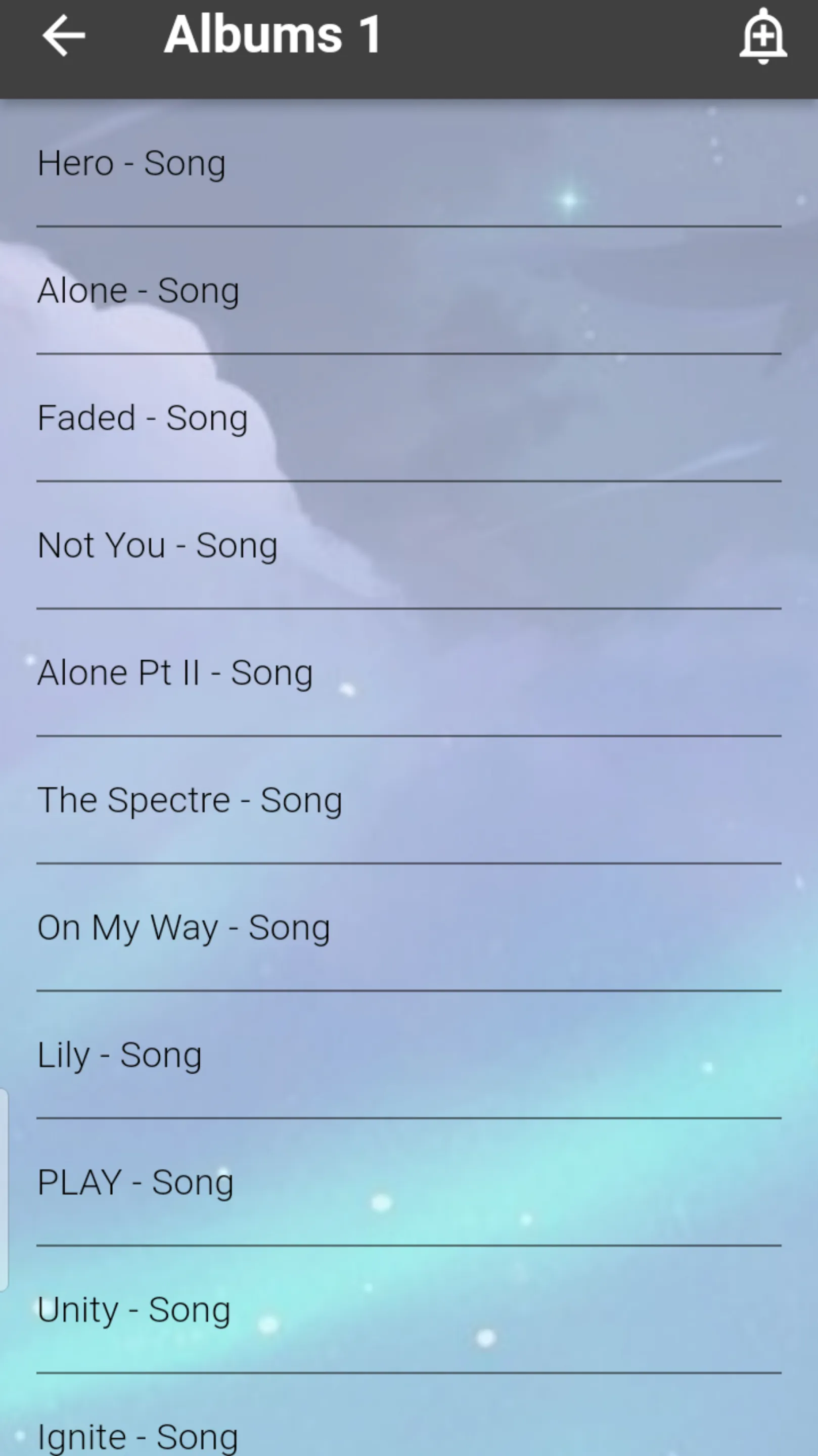 Alan Walker Songs | Indus Appstore | Screenshot