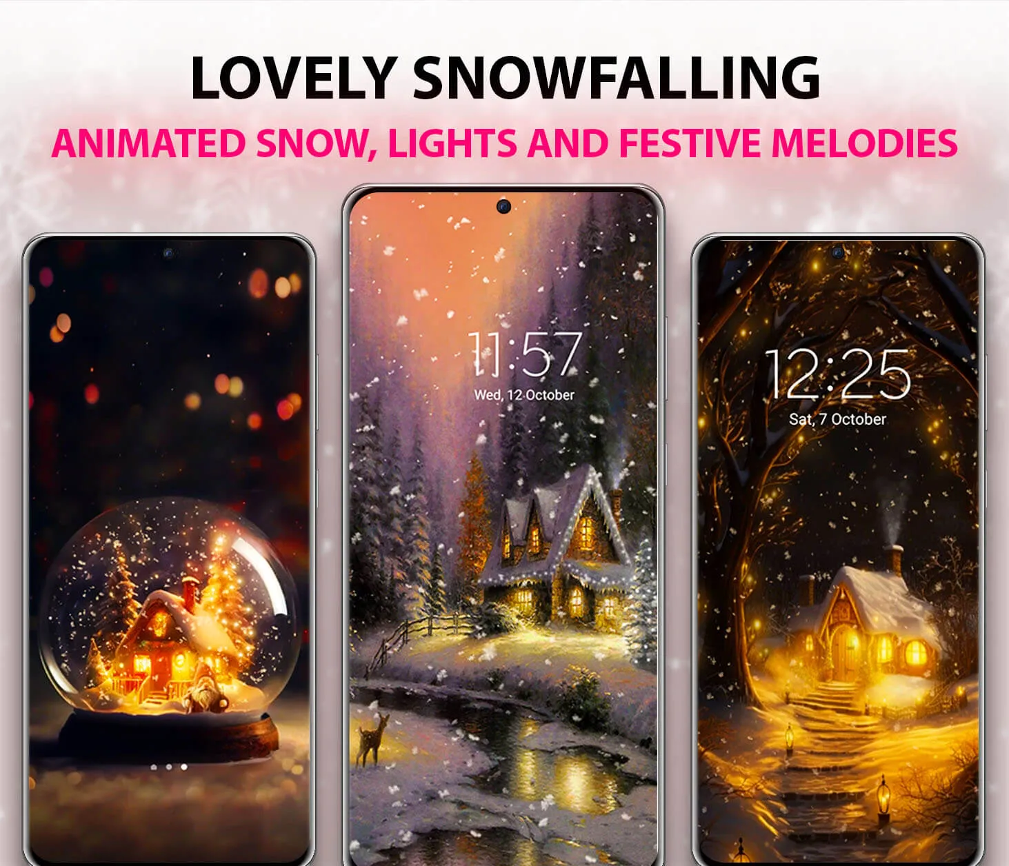 Snowfalling Live Wallpapers | Indus Appstore | Screenshot