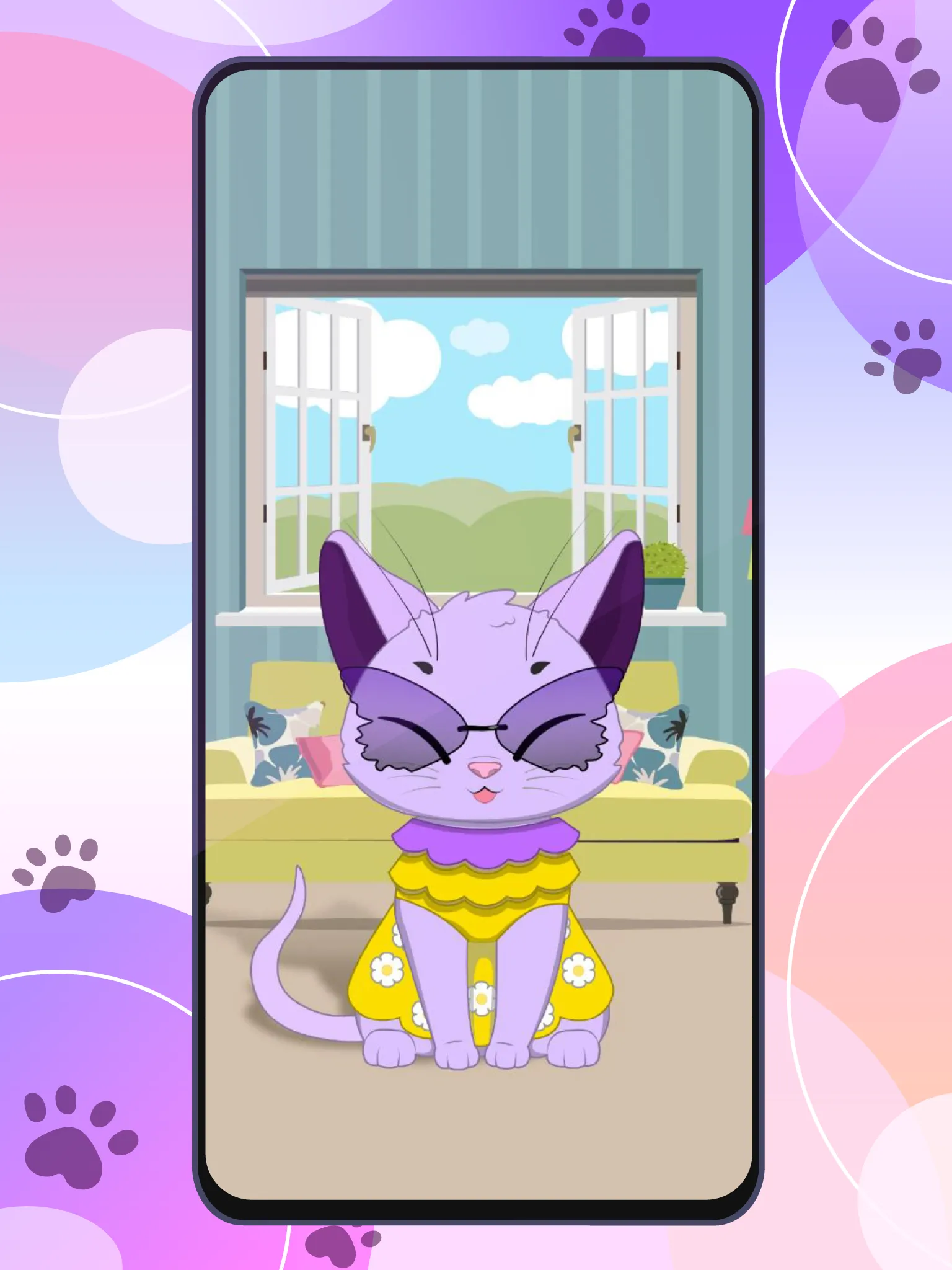 Fluffy Cat Dress Up Games | Indus Appstore | Screenshot