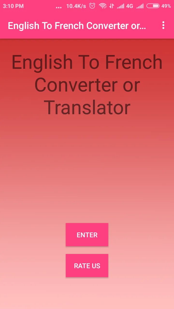 English To French Converter | Indus Appstore | Screenshot