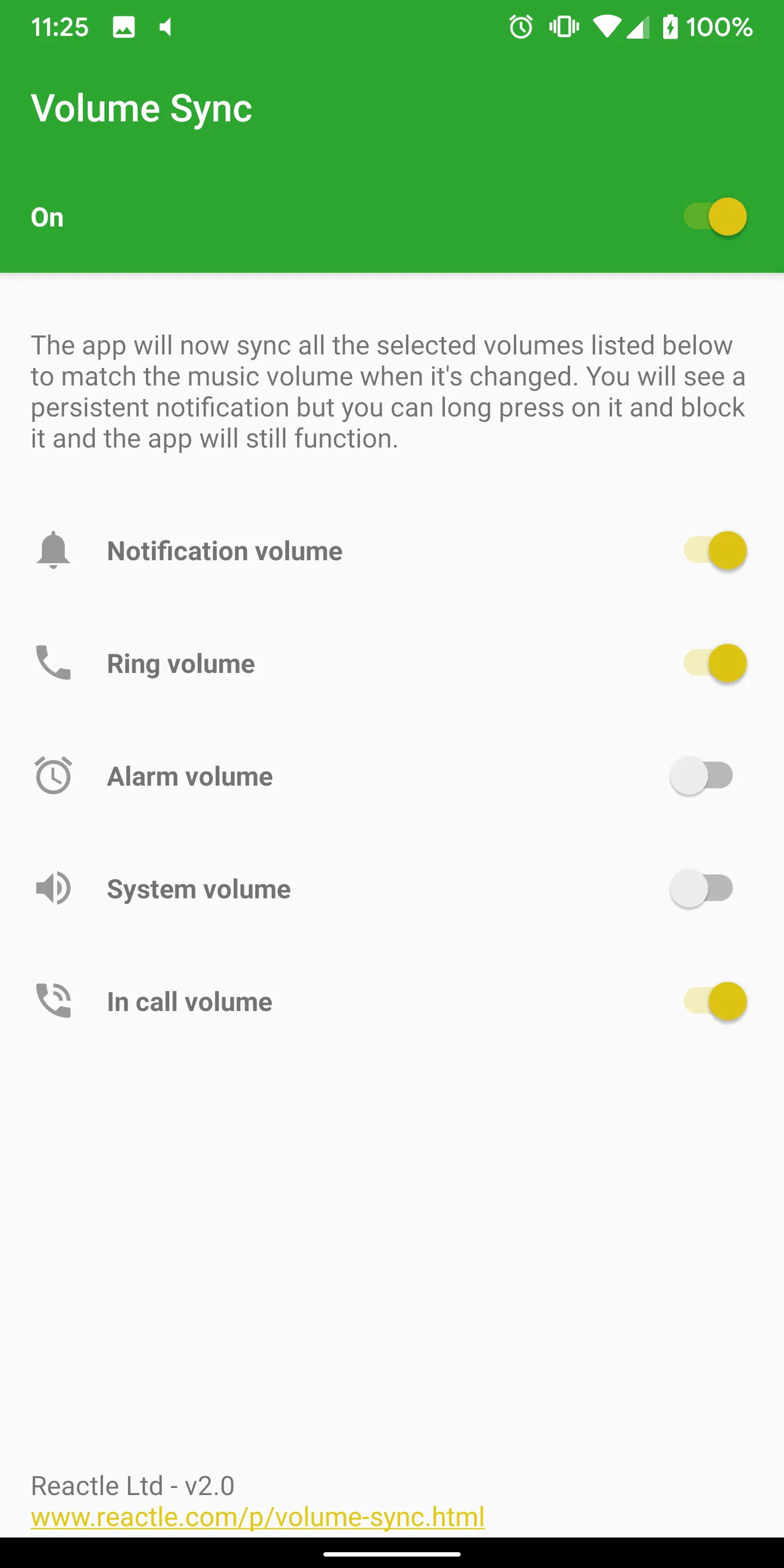 VolumeSync - Sync your volume | Indus Appstore | Screenshot