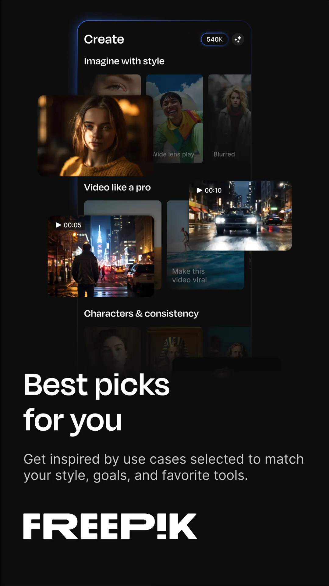 Freepik: Design & edit with AI | Indus Appstore | Screenshot