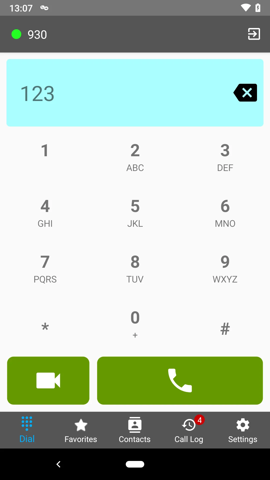 Panasonic MobileSoftphone | Indus Appstore | Screenshot