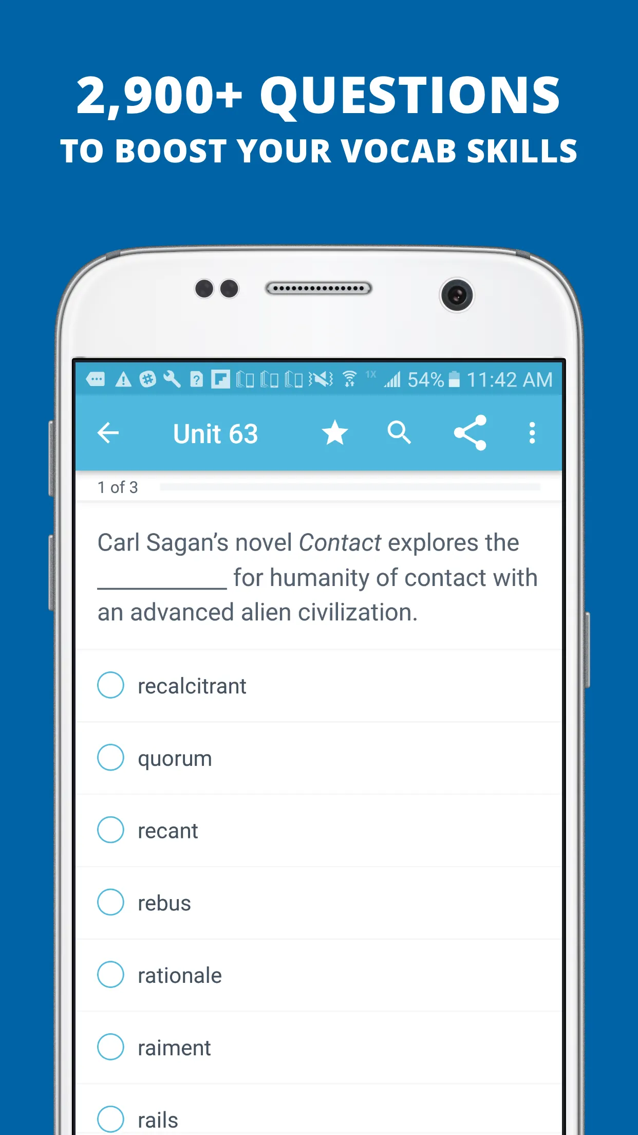 GRE Vocabulary Flashcards Prep | Indus Appstore | Screenshot