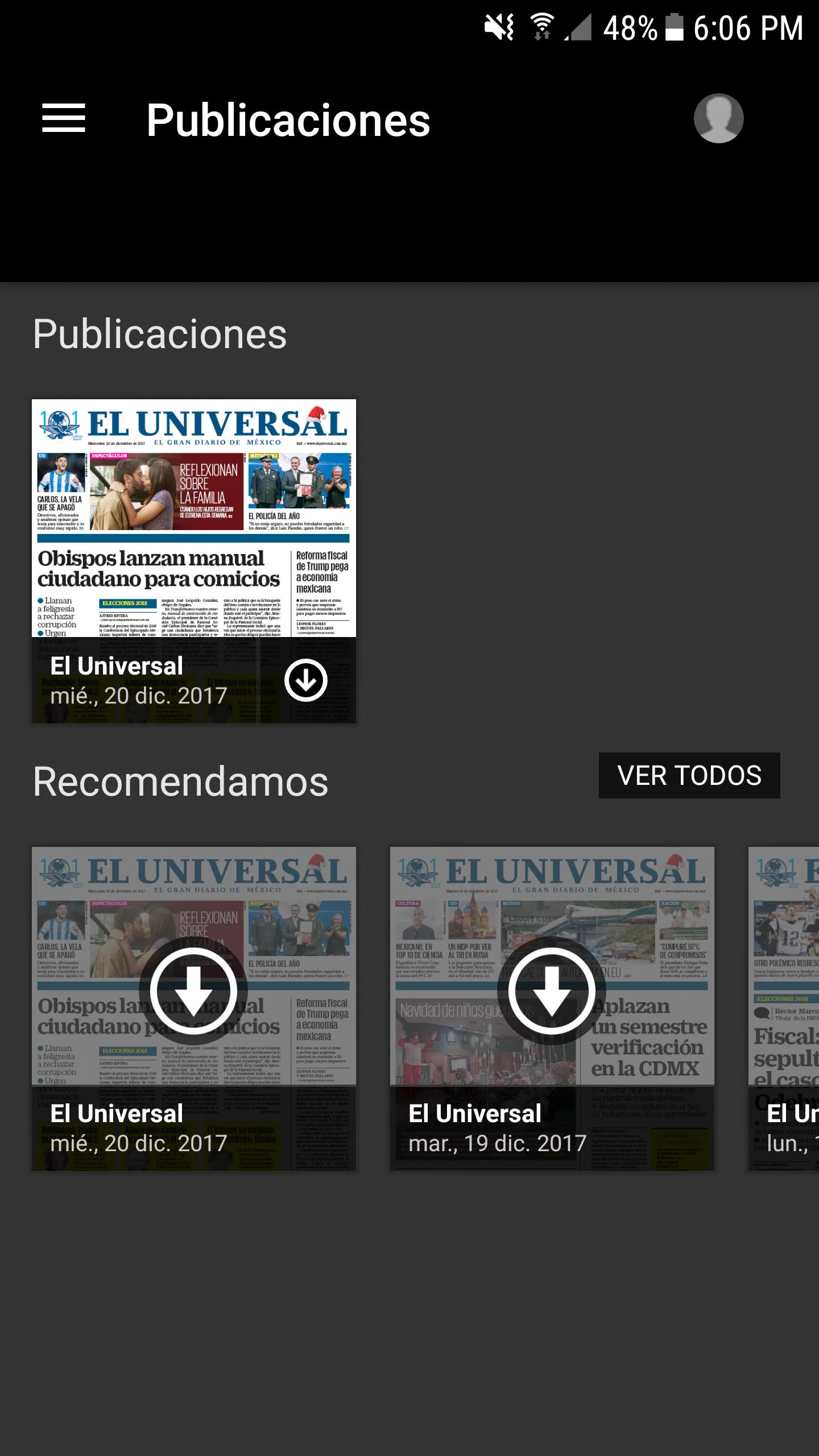 El Universal Edición Digital | Indus Appstore | Screenshot