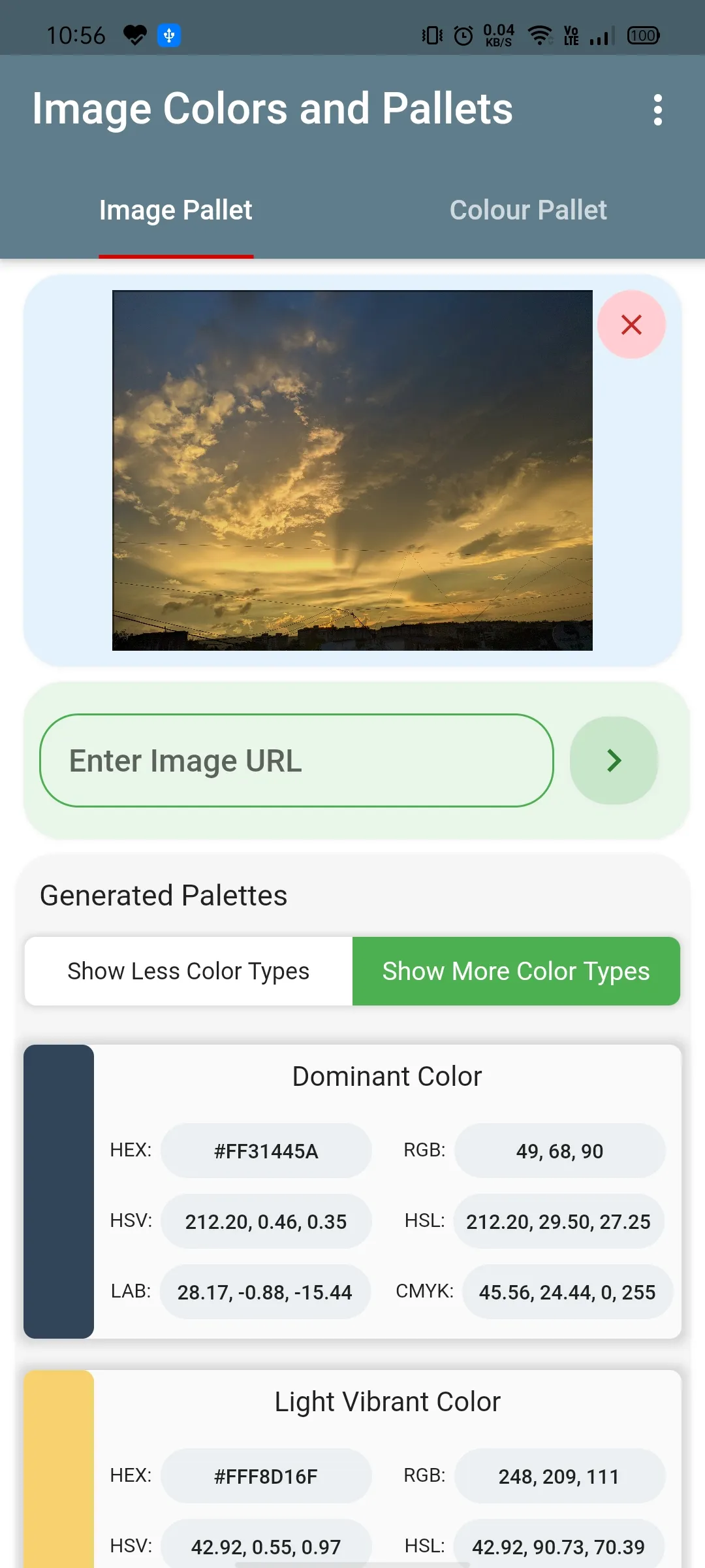 Image Colors and Palettes | Indus Appstore | Screenshot