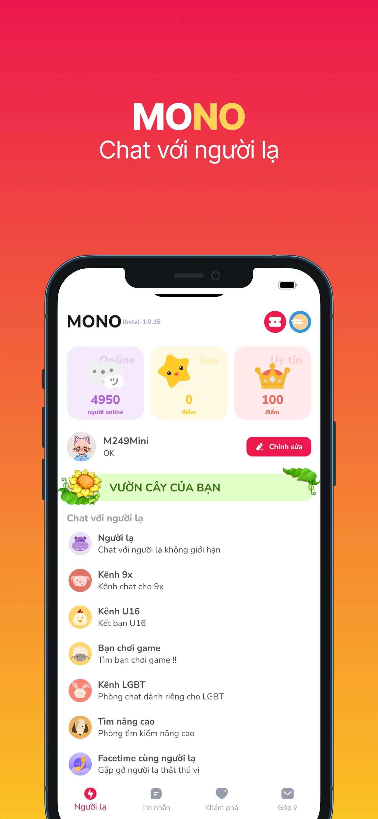 MONO - Chat với người lạ | Indus Appstore | Screenshot