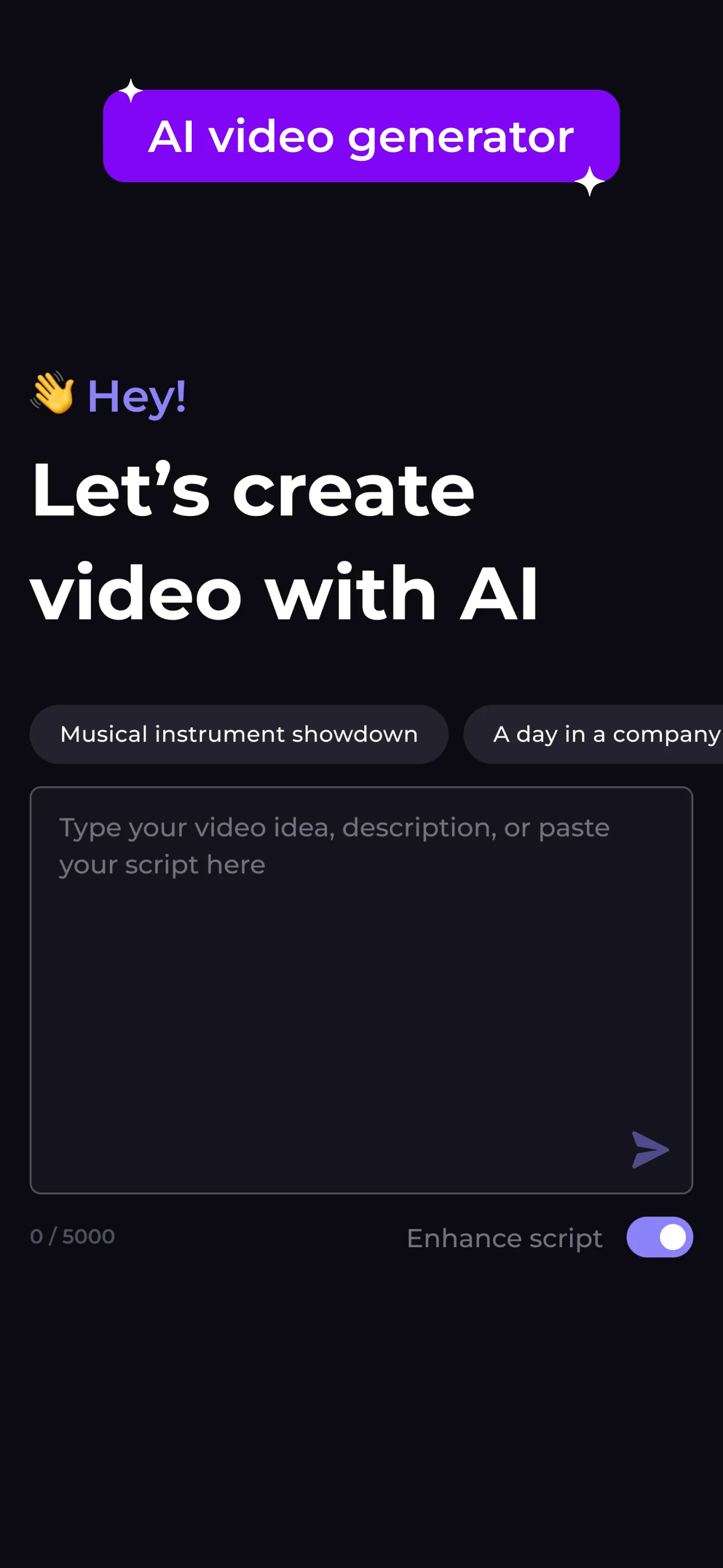 AI Video Maker - Renderforest | Indus Appstore | Screenshot
