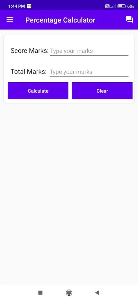 Students Marks Percentage Calc | Indus Appstore | Screenshot