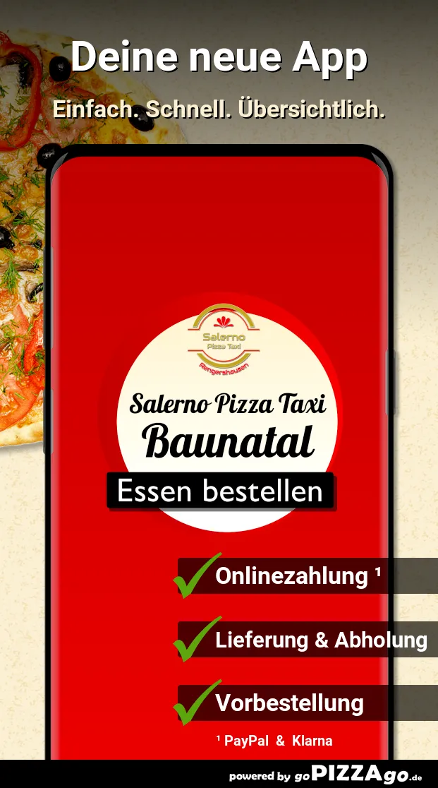 Salerno Pizza Taxi Baunatal | Indus Appstore | Screenshot