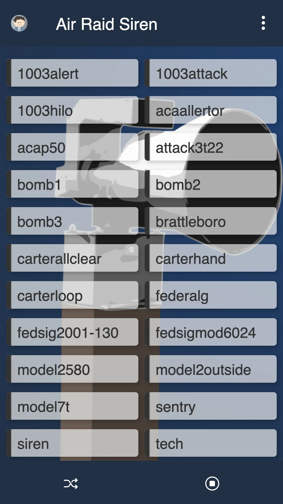 Air Raid Siren Soundboard | Indus Appstore | Screenshot