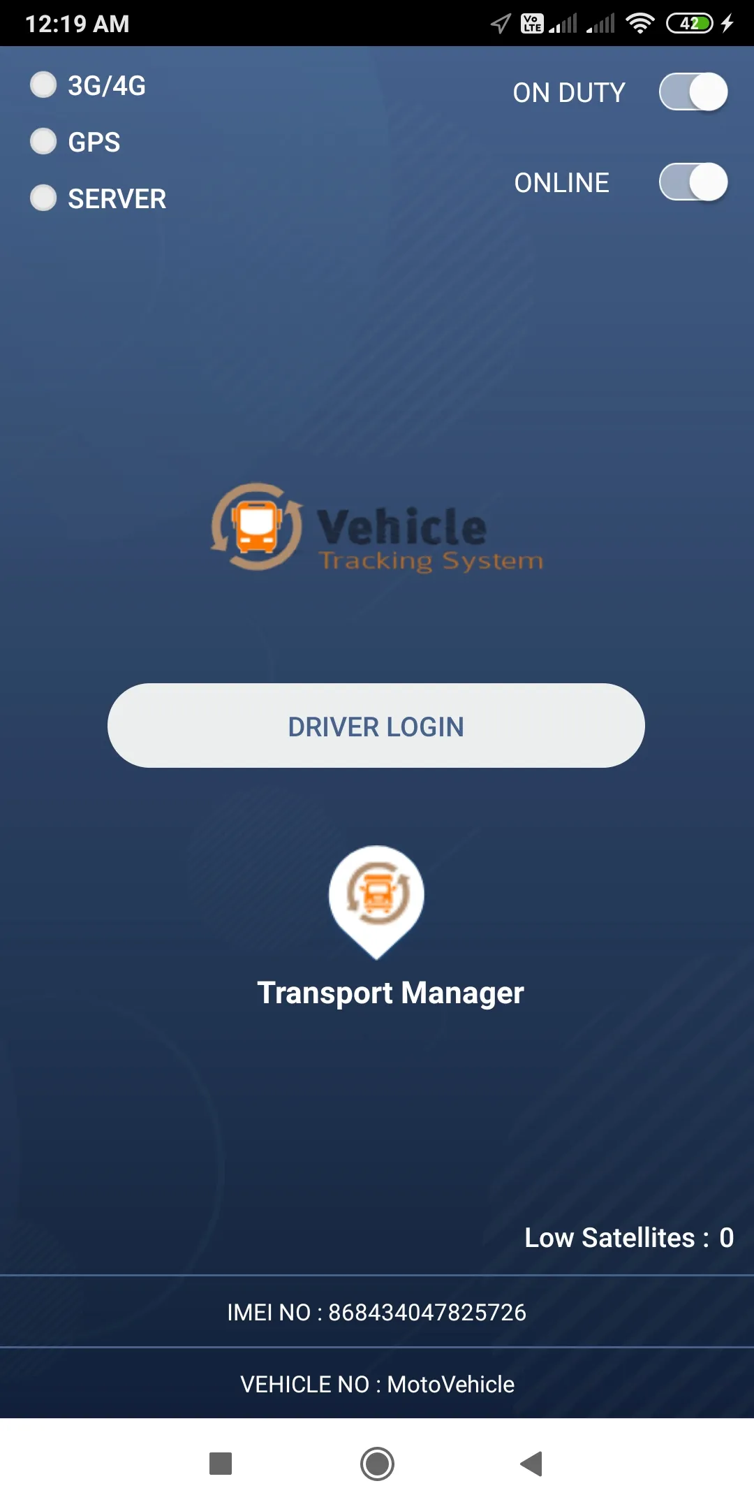 Driver Console Vehicle Trackin | Indus Appstore | Screenshot