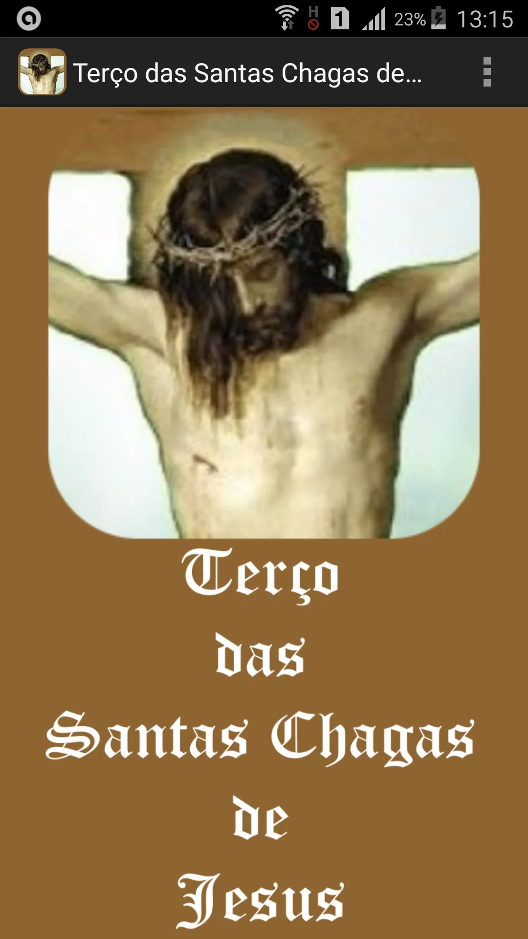 Terço das Santas Chagas Jesus | Indus Appstore | Screenshot