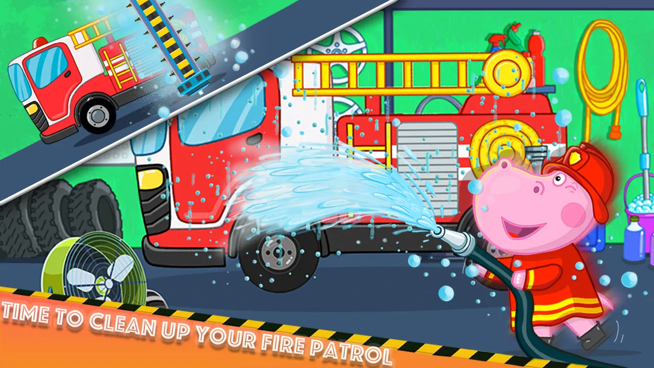 Fireman Hippo: City Hero | Indus Appstore | Screenshot