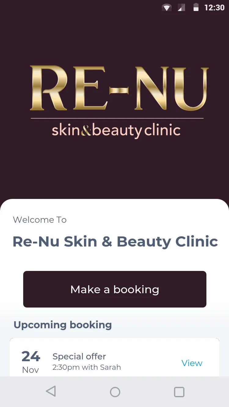 Re-Nu Skin & Beauty Clinic | Indus Appstore | Screenshot