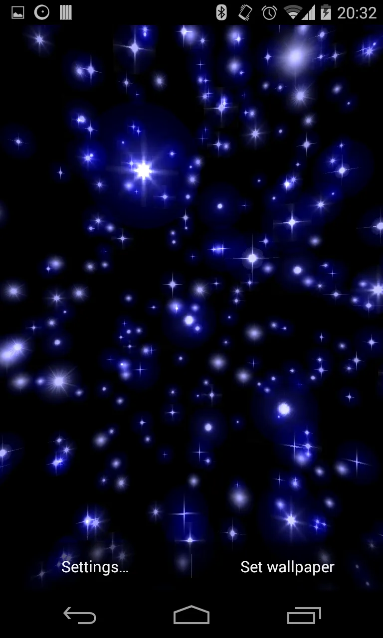 Starfall Live Wallpaper | Indus Appstore | Screenshot