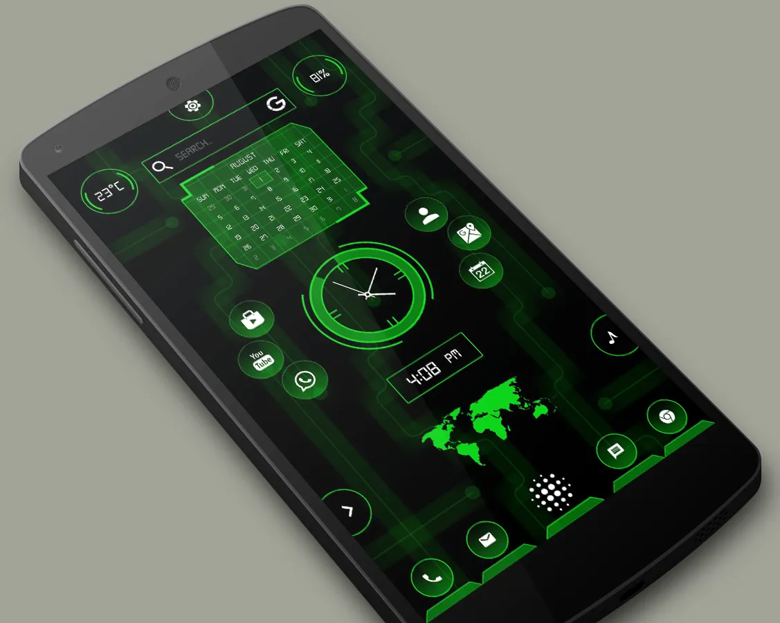 High Style Launcher 2 - Hitech | Indus Appstore | Screenshot