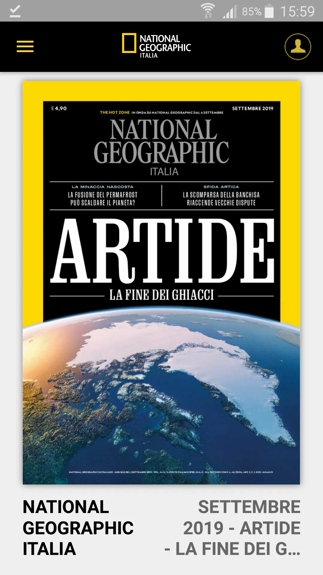 National Geographic Italia | Indus Appstore | Screenshot