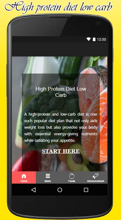 High protein diet low carb | Indus Appstore | Screenshot