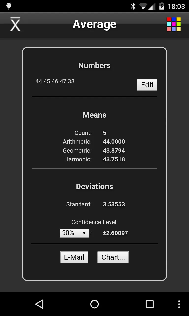 Average Calculator Lite | Indus Appstore | Screenshot