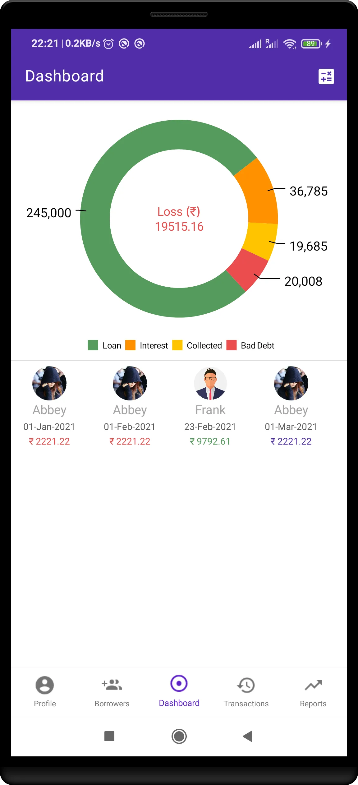 Lending Business Manager | Indus Appstore | Screenshot