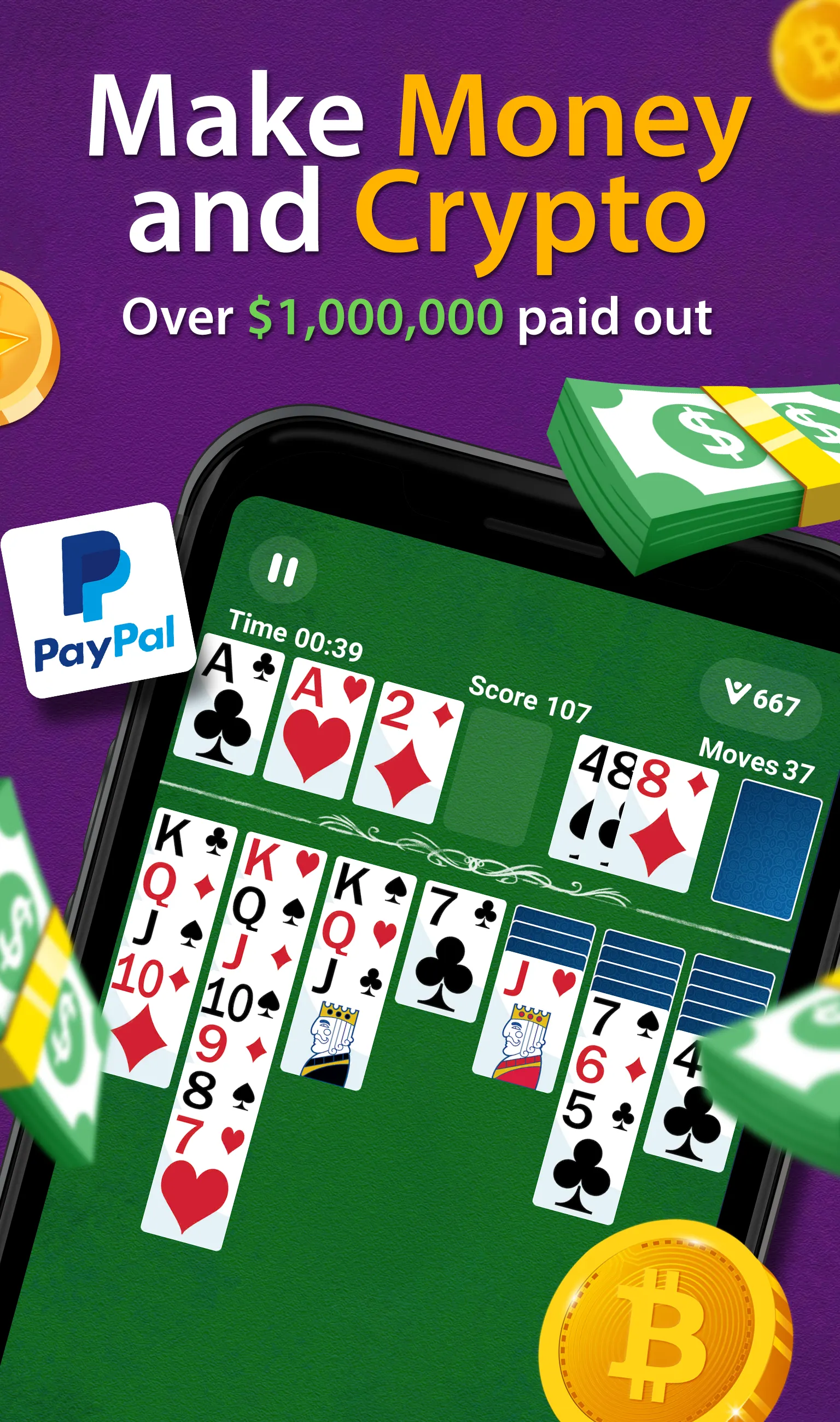 Solitaire - Make Money | Indus Appstore | Screenshot