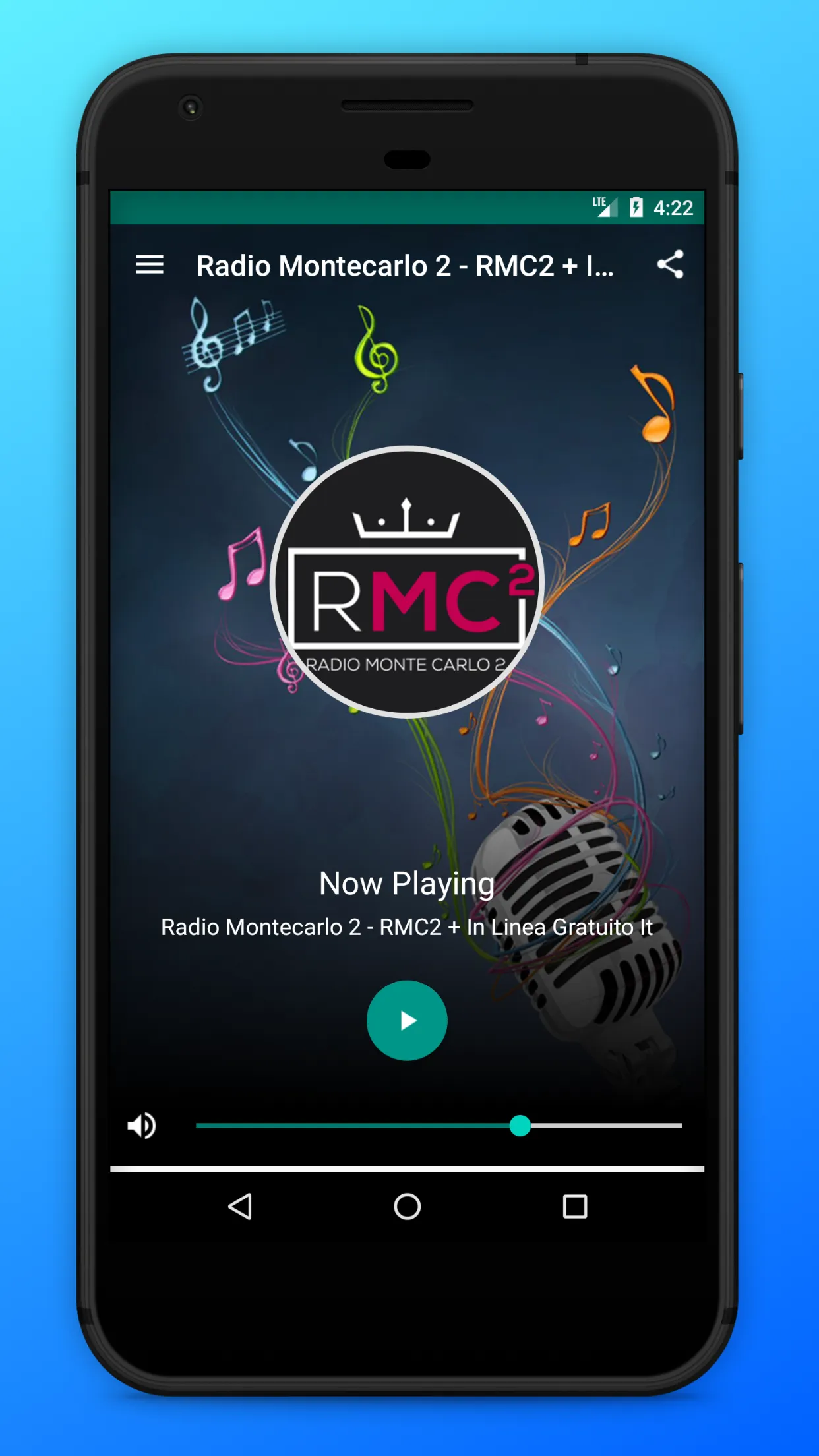 Radio Montecarlo 2 App Italia | Indus Appstore | Screenshot