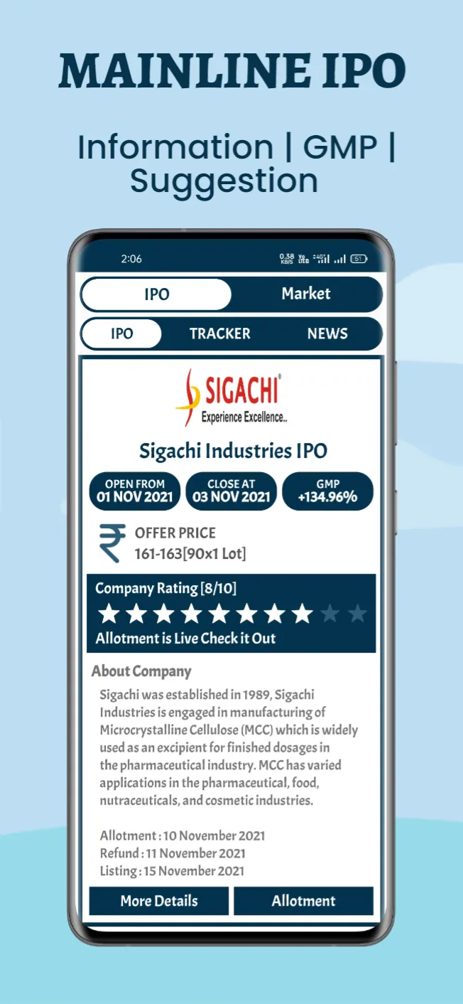 Stock Market IPO | Indus Appstore | Screenshot