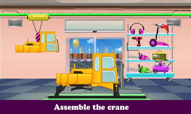 Construction Crane Build Game | Indus Appstore | Screenshot