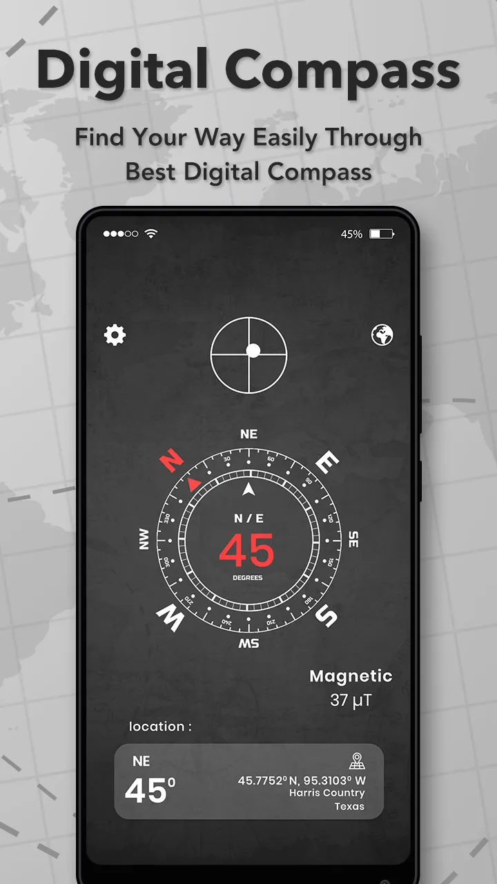 Digital Compass | Indus Appstore | Screenshot