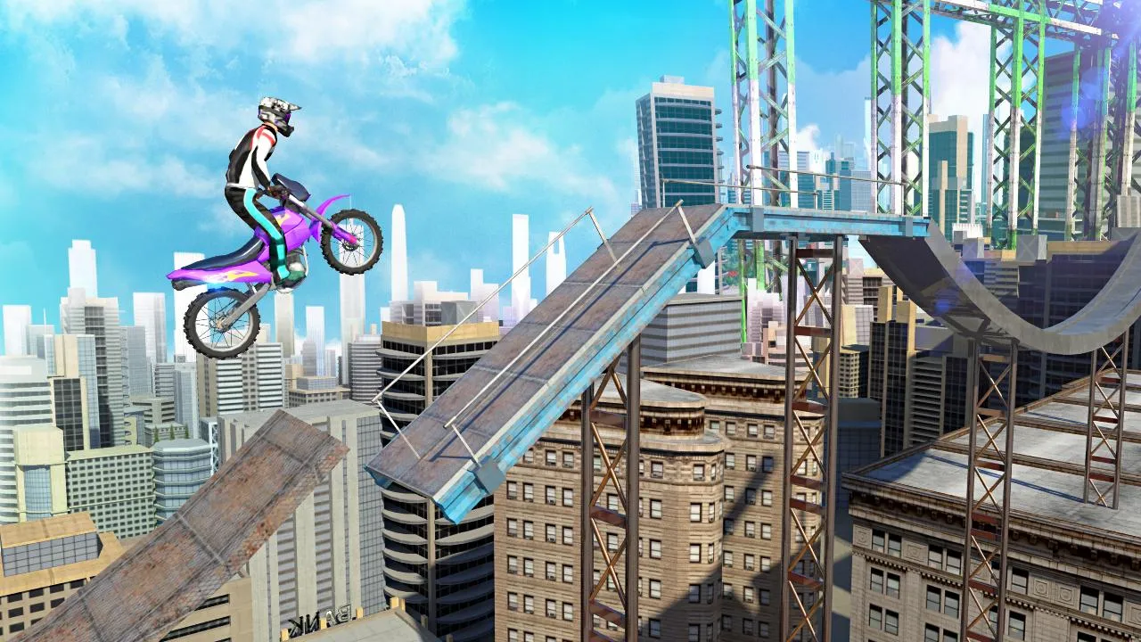 Bike Stunts 3D - Rooftop Chall | Indus Appstore | Screenshot