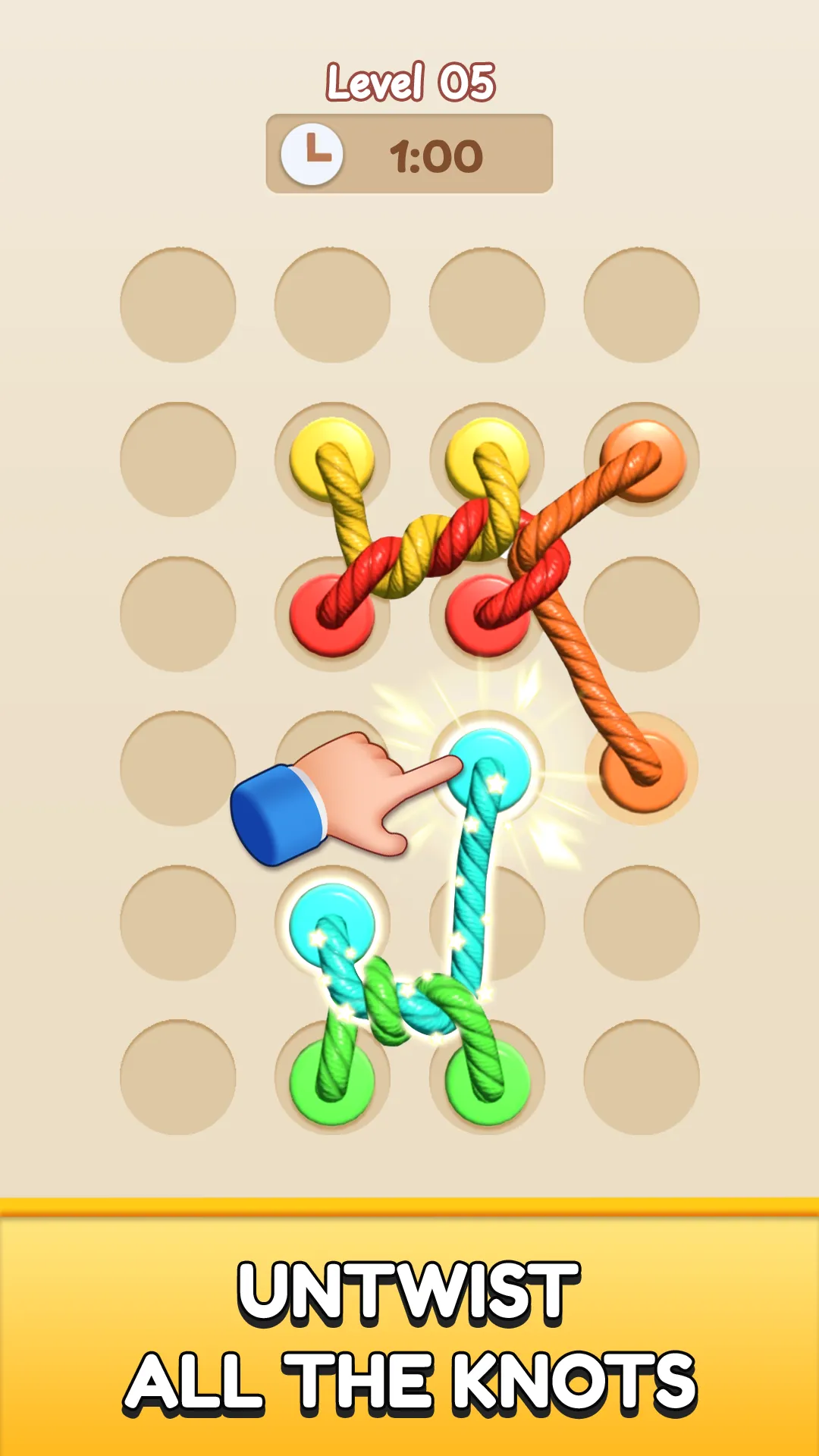 Tangle Rope 3D: Untwist Knots | Indus Appstore | Screenshot