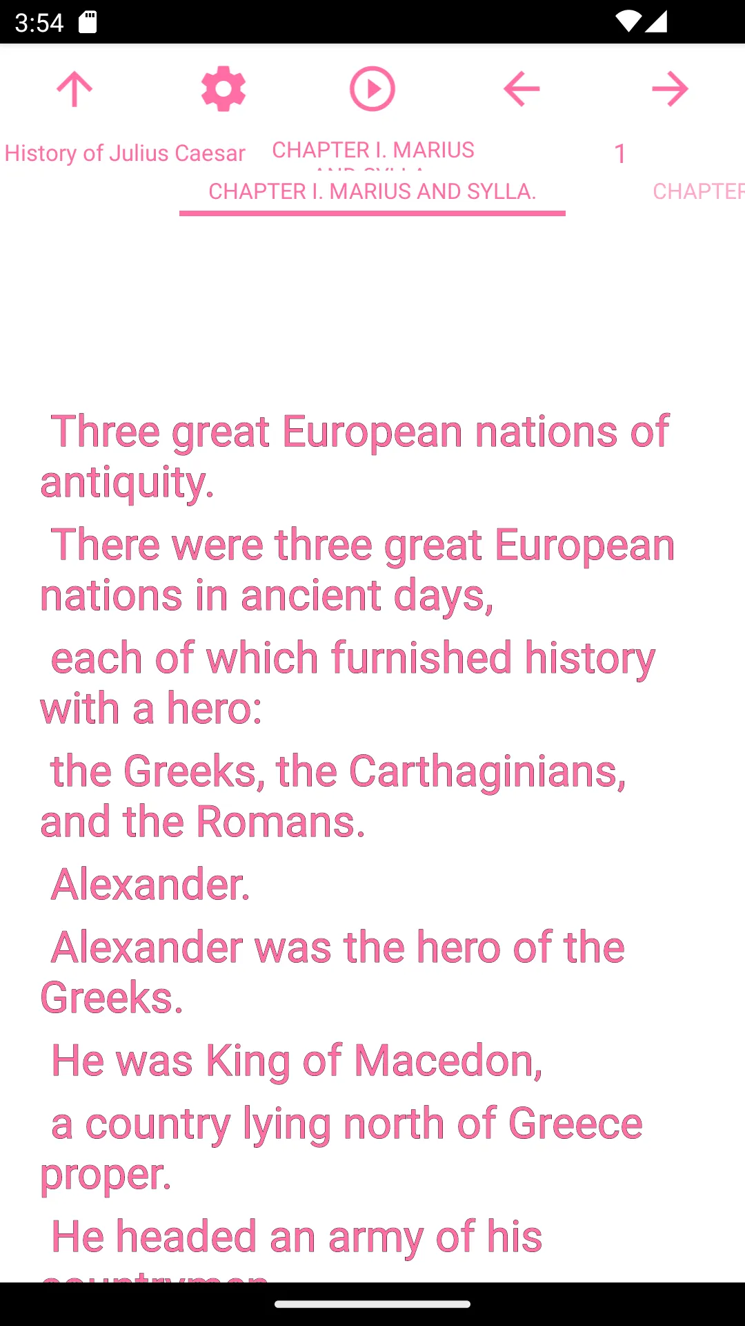 zBook: History of Caesar | Indus Appstore | Screenshot