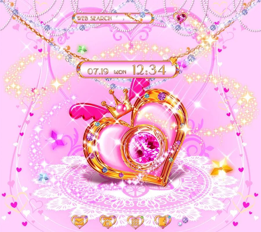 Cute Theme-Magical Heart- | Indus Appstore | Screenshot