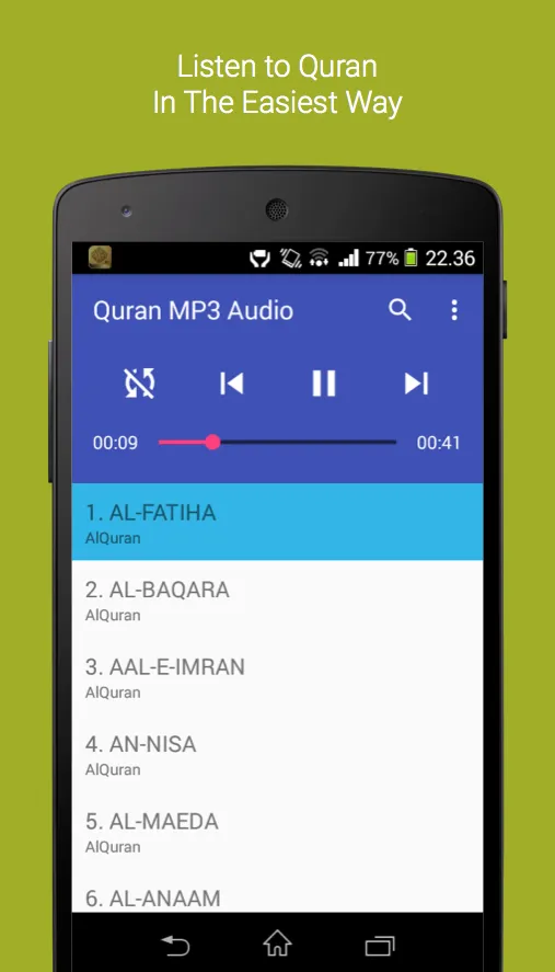 Quran MP3 Audio | Indus Appstore | Screenshot