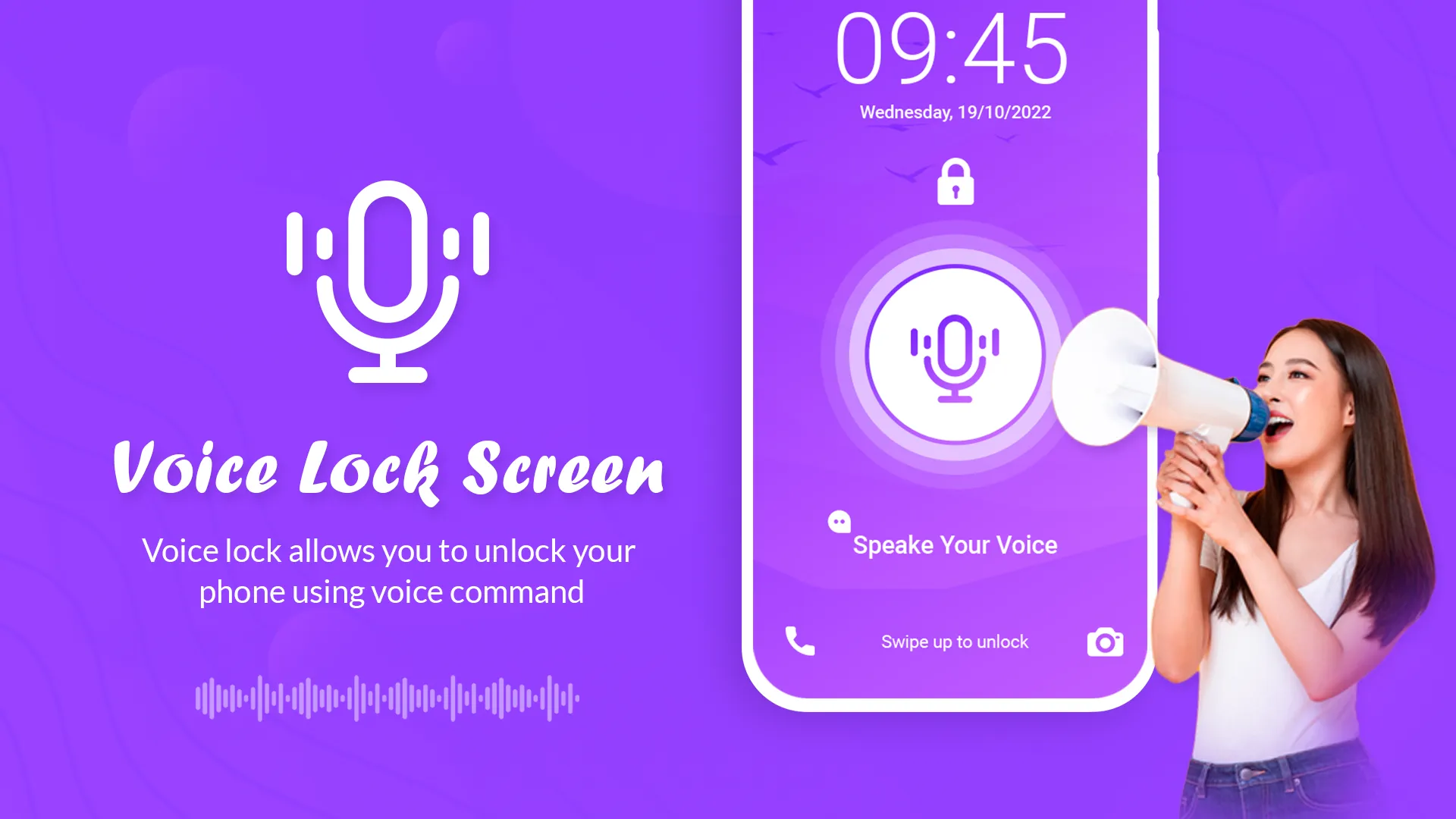 Voice Screen Lock : Voice Lock | Indus Appstore | Screenshot