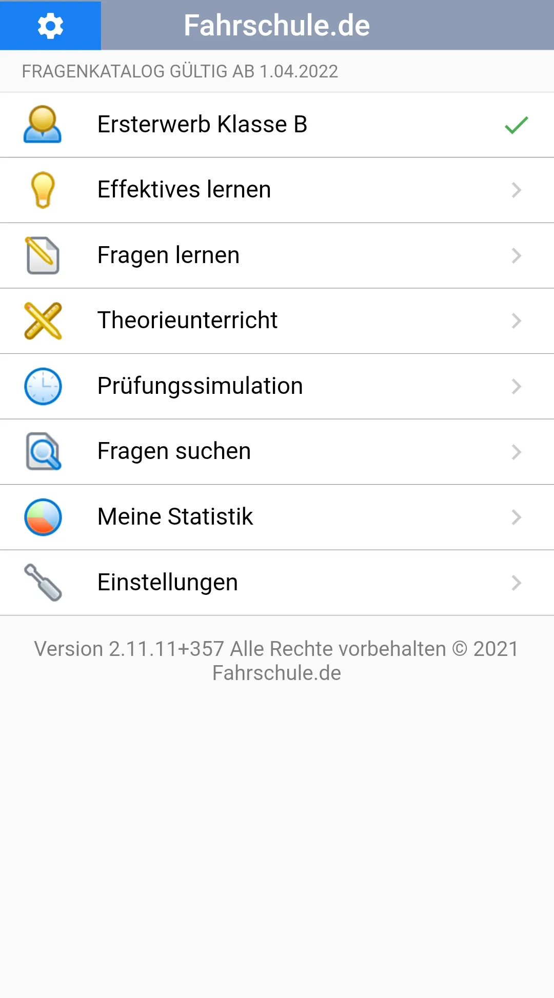 Fahrschule.de Lite | Indus Appstore | Screenshot