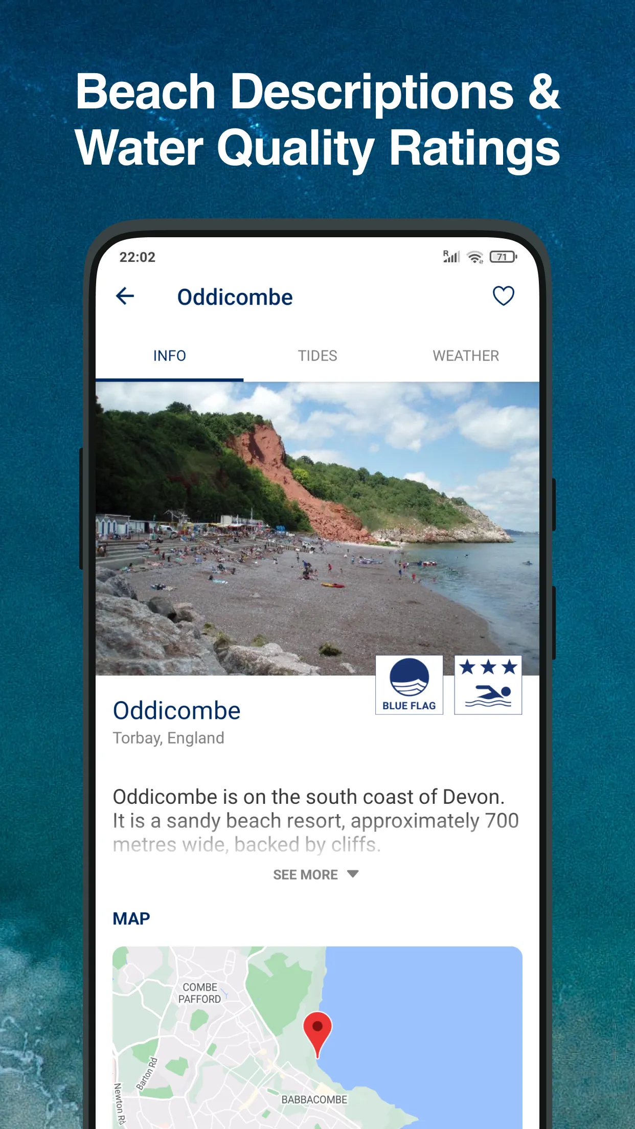 UK & Ireland Beaches | Tides | Indus Appstore | Screenshot