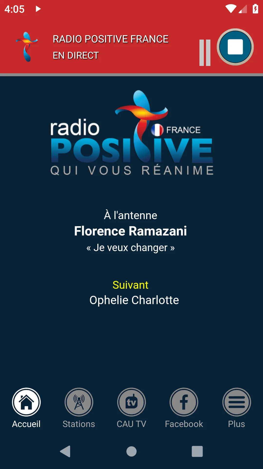 Radio Positive France | Indus Appstore | Screenshot