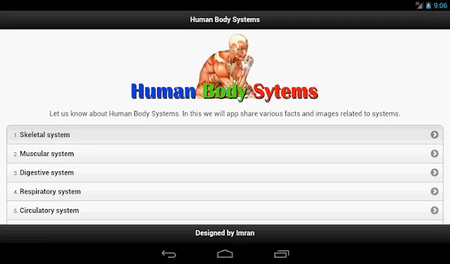 Human Body System | Indus Appstore | Screenshot