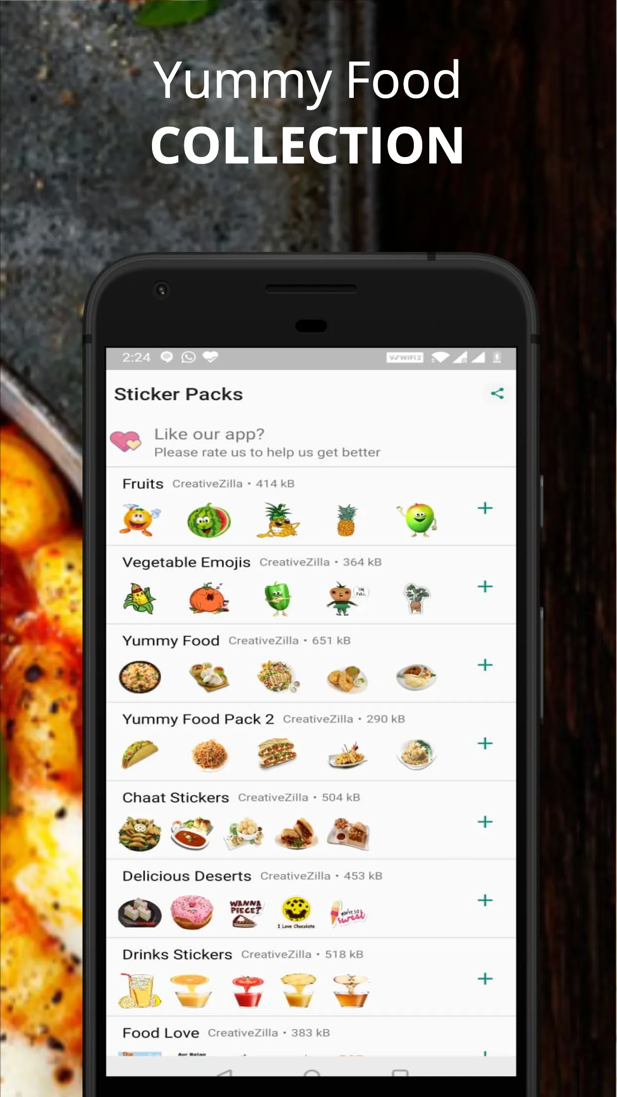 Food Stickers for WhatsApp | Indus Appstore | Screenshot