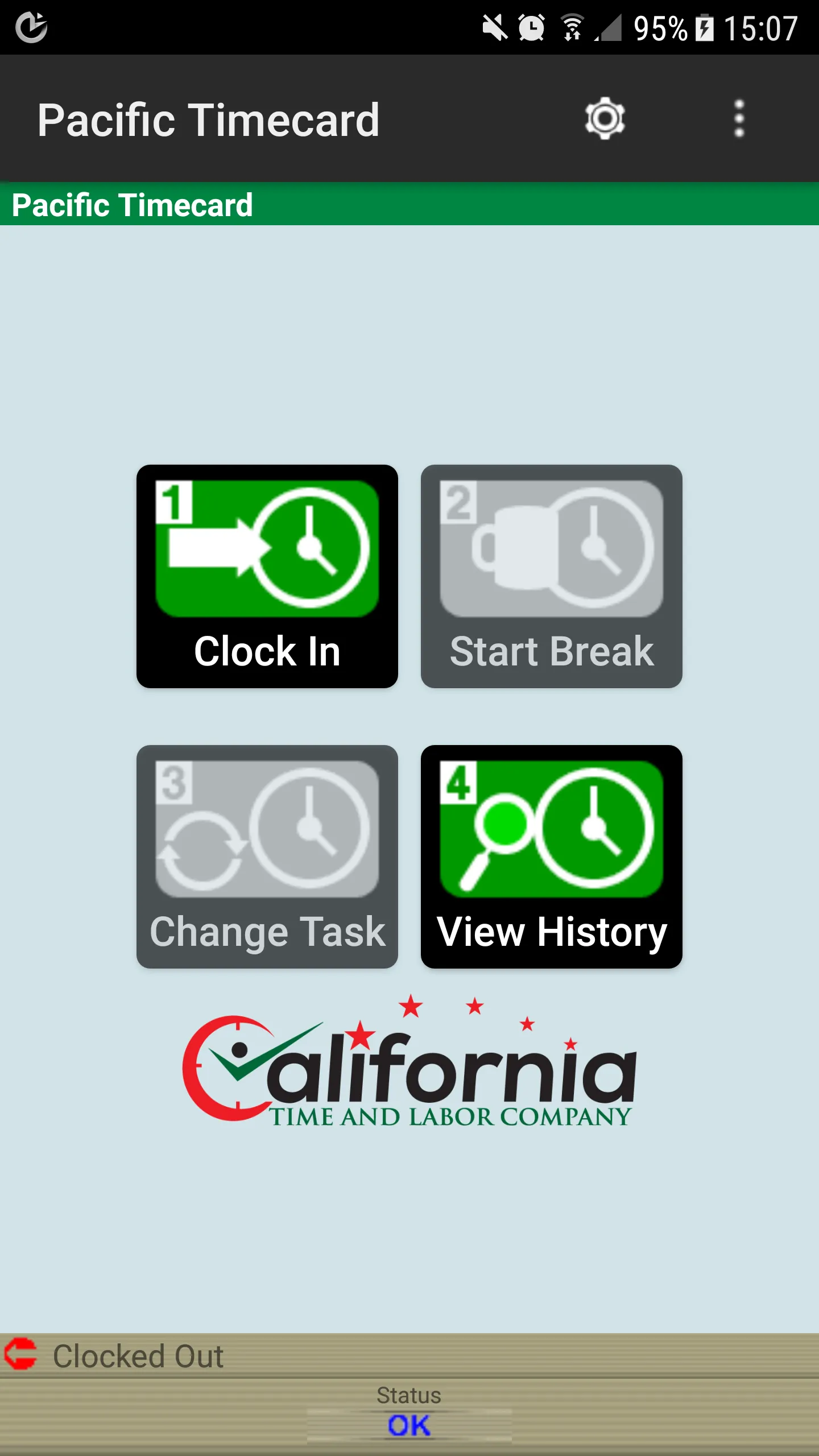 California Pacific Timecard | Indus Appstore | Screenshot