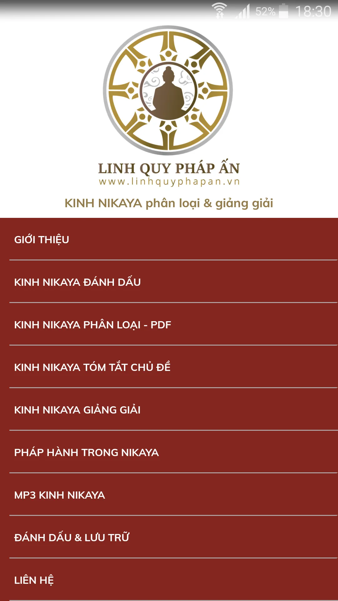 Kinh NIKAYA Phân Loại | Indus Appstore | Screenshot